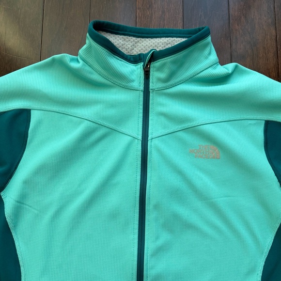 The North Face Women’s Flight Series Windstopper Jacket Size L Teal blue - Picture 2 of 11